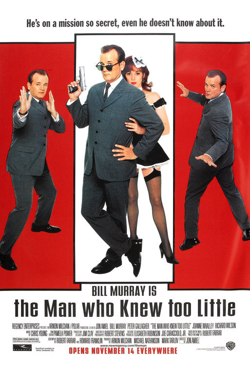 the movie poster: The Man Who Knew Too Little (1997)