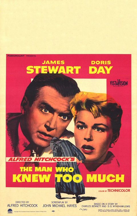 the movie poster: The Man Who Knew Too Much (1956) ver3