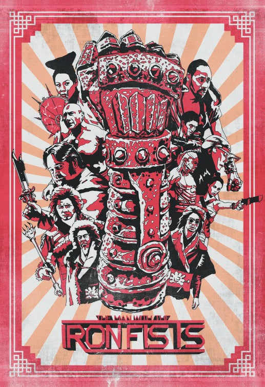 1000 piece jigsaw puzzle for the movie poster: The Man with the Iron Fists (2012) ver16