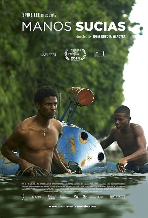 1000 piece jigsaw puzzle for the movie poster: Manos Sucias (2014)