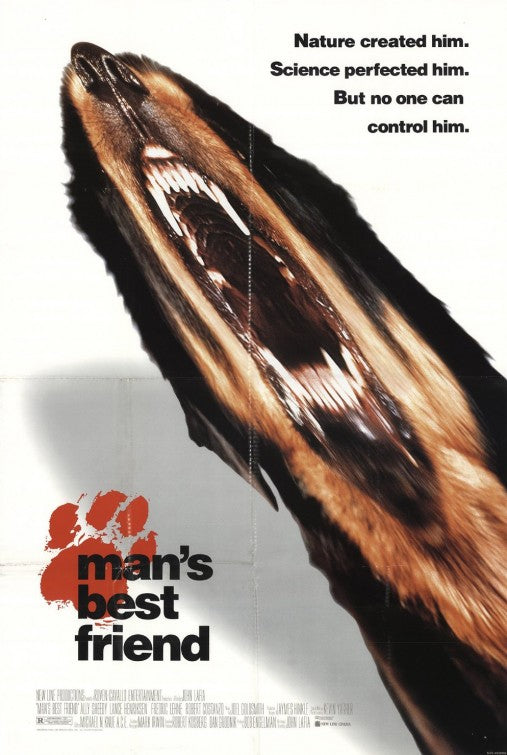 1000 piece jigsaw puzzle for the movie poster: Man's Best Friend (1993)