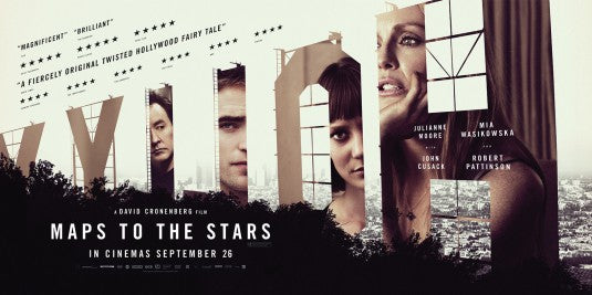 1000 piece jigsaw puzzle for the movie poster: Maps to the Stars (2014) ver9