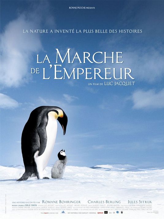 the movie poster: March of the Penguins (2005) ver2