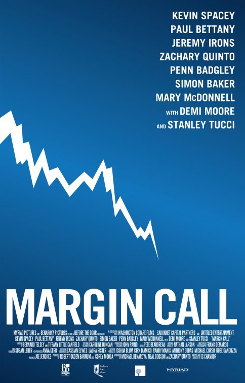 1000 piece jigsaw puzzle for the movie poster: Margin Call (2011)