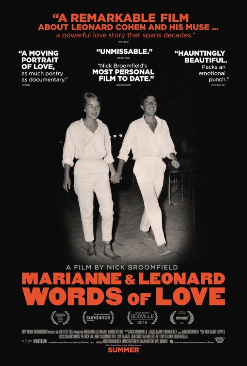 1000 piece jigsaw puzzle for the movie poster: Marianne & Leonard: Words of Love (2019)