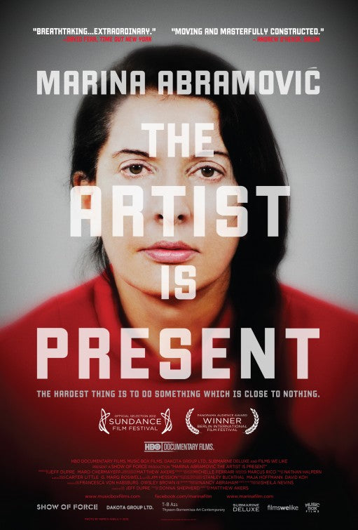 1000 piece jigsaw puzzle for the movie poster: Marina Abramovic: The Artist Is Present (2012)