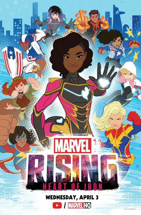 1000 piece jigsaw puzzle for tv poster: Marvel Rising: Heart of Iron