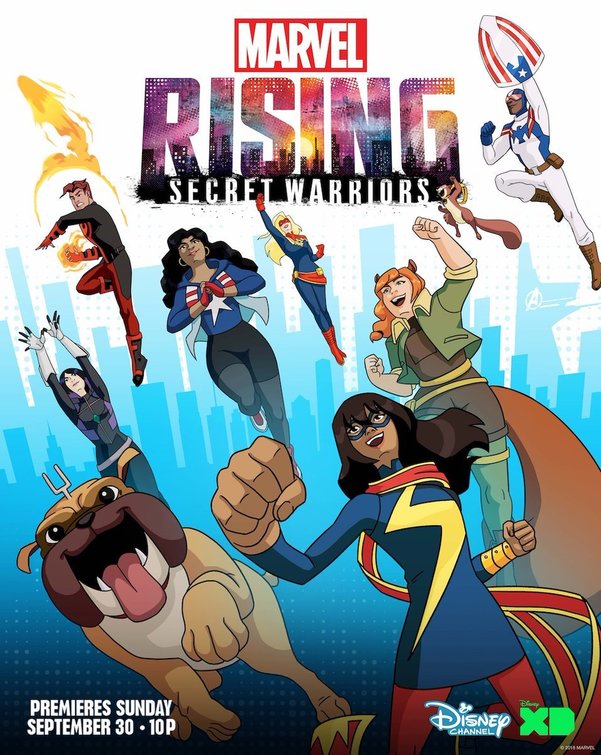 1000 piece jigsaw puzzle for tv poster: Marvel Rising: Secret Warriors