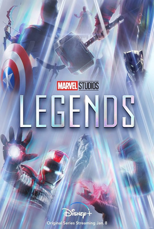 1000 piece jigsaw puzzle for tv poster: Marvel Studios LEGENDS