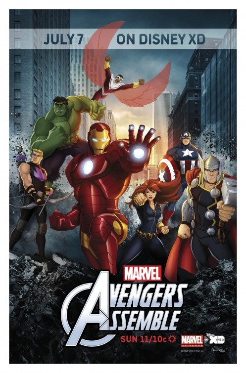 1000 piece jigsaw puzzle for tv poster: Marvel's Avengers Assemble