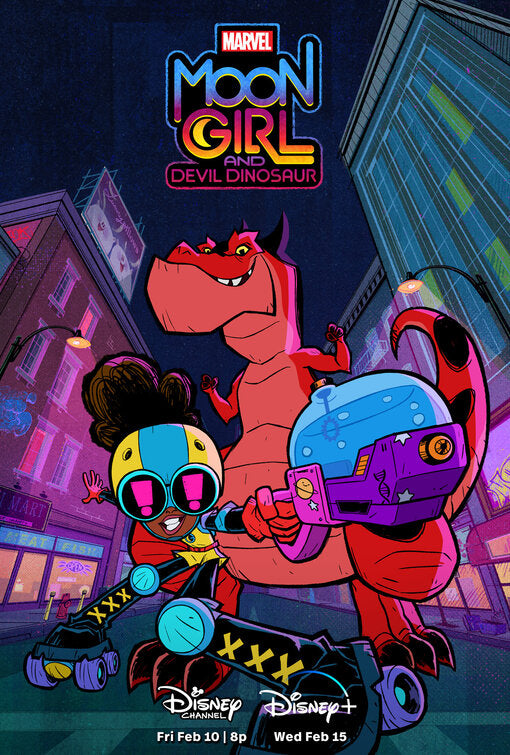 1000 piece jigsaw puzzle for tv poster: Moon Girl and Devil Dinosaur, ver3