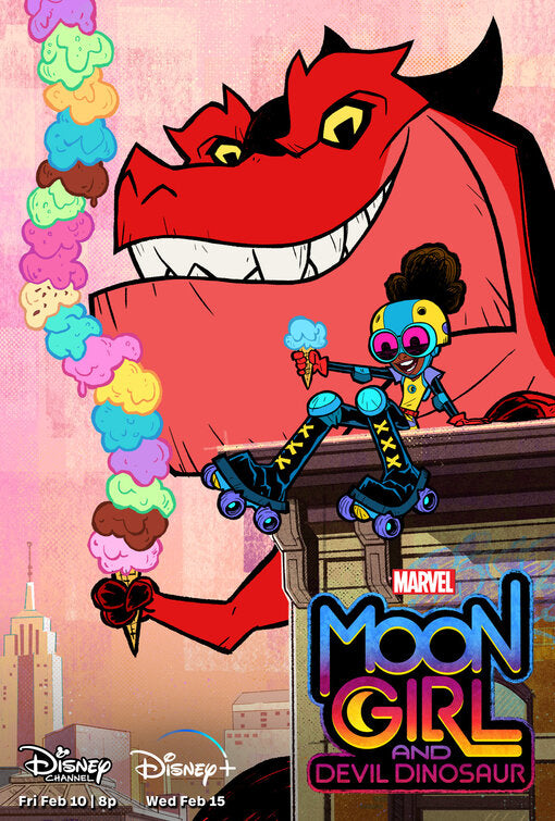 1000 piece jigsaw puzzle for tv poster: Moon Girl and Devil Dinosaur, ver4