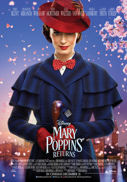 1000 piece jigsaw puzzle for the movie poster: Mary Poppins Returns (2018) ver3