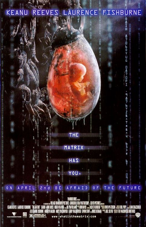 the movie poster: The Matrix (1999) ver4