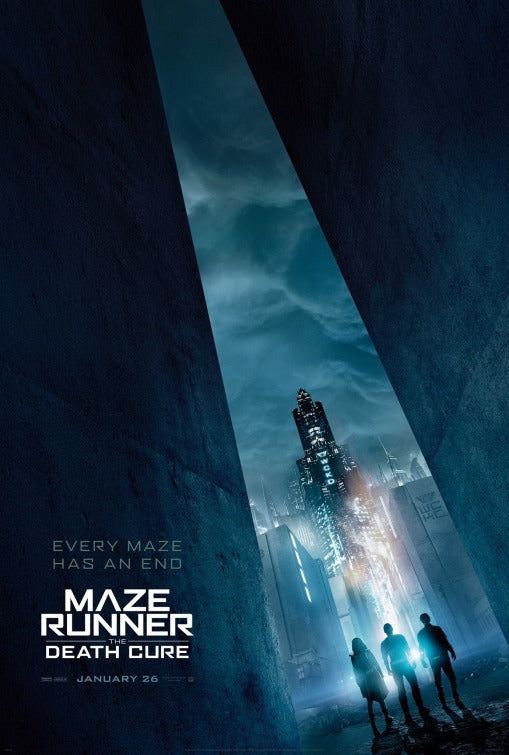 1000 piece jigsaw puzzle for the movie poster: Maze Runner: The Death Cure (2018)