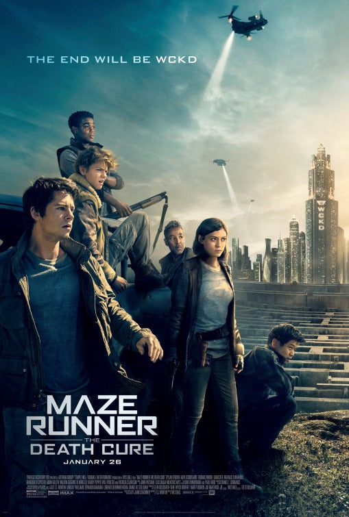 1000 piece jigsaw puzzle for the movie poster: Maze Runner: The Death Cure (2018) ver11