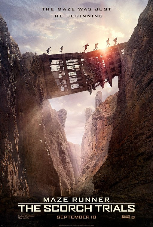 1000 piece jigsaw puzzle for the movie poster: Maze Runner: The Scorch Trials (2015) ver2
