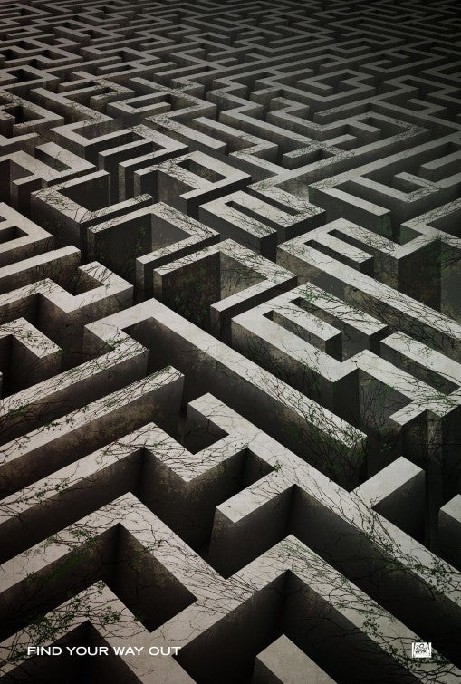 1000 piece jigsaw puzzle for the movie poster: The Maze Runner (2014) ver5