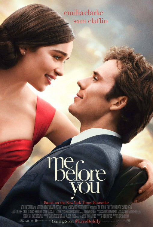 1000 piece jigsaw puzzle for the movie poster: Me Before You (2016)