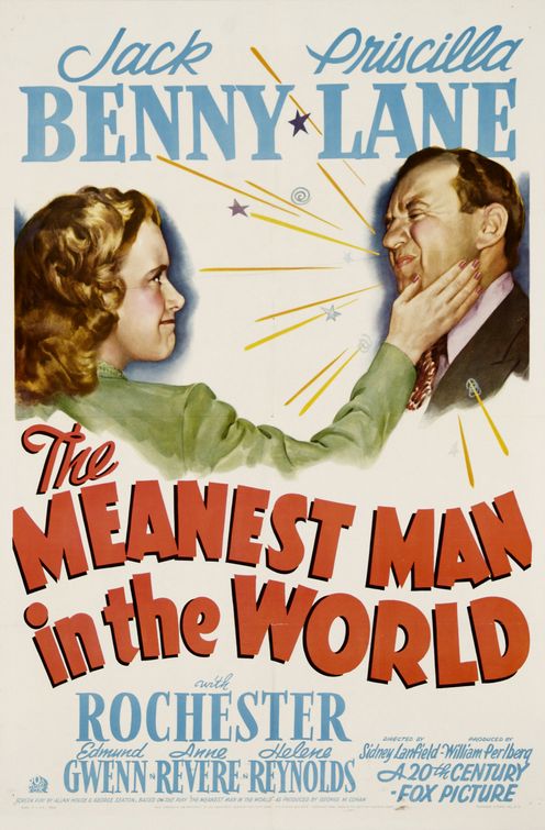 the movie poster: The Meanest Man in the World (1943)