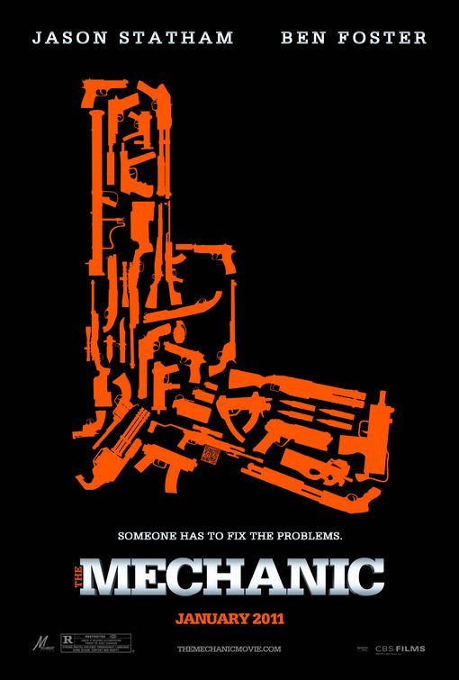 1000 piece jigsaw puzzle for the movie poster: The Mechanic (2011)