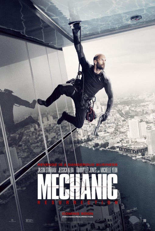 1000 piece jigsaw puzzle for the movie poster: Mechanic: Resurrection (2016) ver2