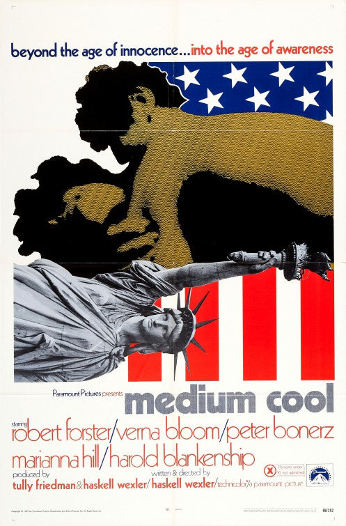 1000 piece jigsaw puzzle for the movie poster: Medium Cool (1969)