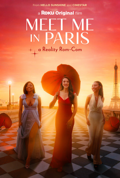 1000 piece jigsaw puzzle for the movie poster: Meet Me in Paris (2023) ver2