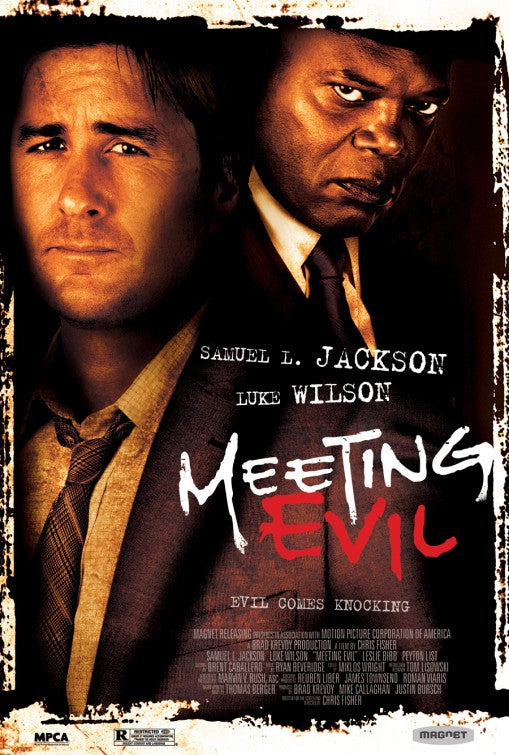 1000 piece jigsaw puzzle for the movie poster: Meeting Evil (2012)
