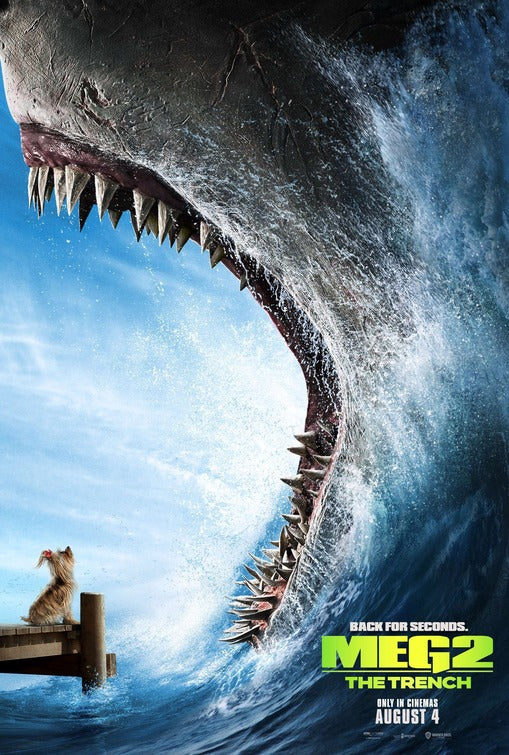 1000 piece jigsaw puzzle for the movie poster: Meg 2: The Trench (2023) ver3