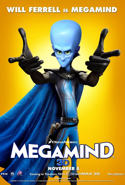 1000 piece jigsaw puzzle for the movie poster: Megamind (2010) ver3