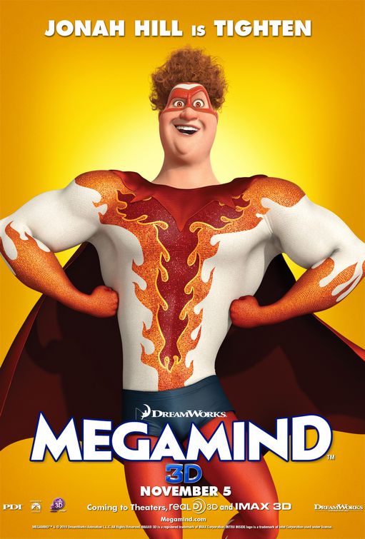 1000 piece jigsaw puzzle for the movie poster: Megamind (2010) ver7