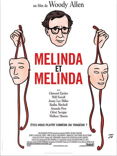 the movie poster: Melinda and Melinda (2005) ver3