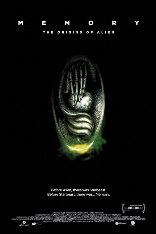 1000 piece jigsaw puzzle for the movie poster: Memory: The Origins of Alien (2019)