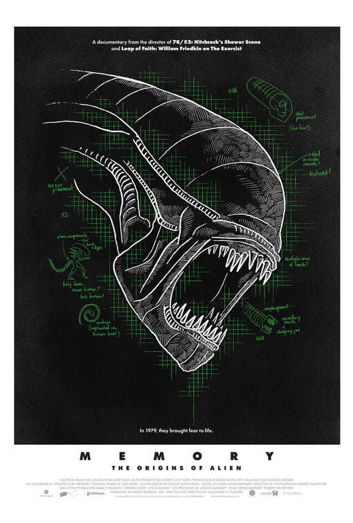 1000 piece jigsaw puzzle for the movie poster: Memory: The Origins of Alien (2019) ver2