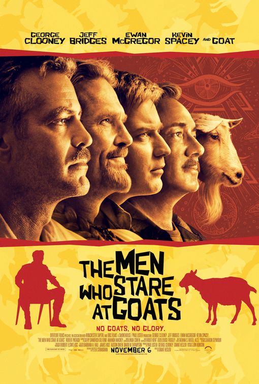 1000 piece jigsaw puzzle for the movie poster: The Men Who Stare at Goats (2009)