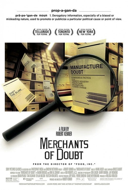 1000 piece jigsaw puzzle for the movie poster: Merchants of Doubt (2014)