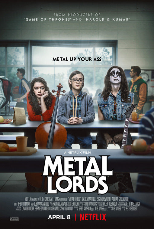 1000 piece jigsaw puzzle for the movie poster: Metal Lords (2022)