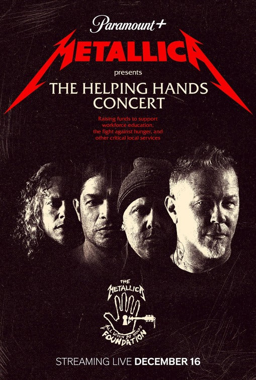 1000 piece jigsaw puzzle for tv poster: Metallica Presents: The Helping Hands Concert