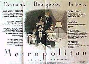 the movie poster: Metropolitan (1990) ver2