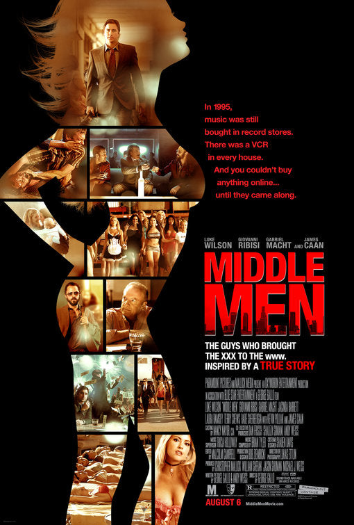 1000 piece jigsaw puzzle for the movie poster: Middle Men (2010)