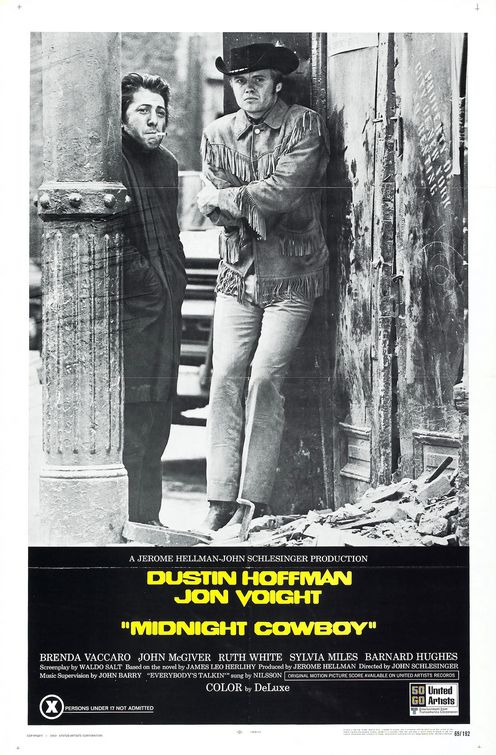 the movie poster: Midnight Cowboy (1969)