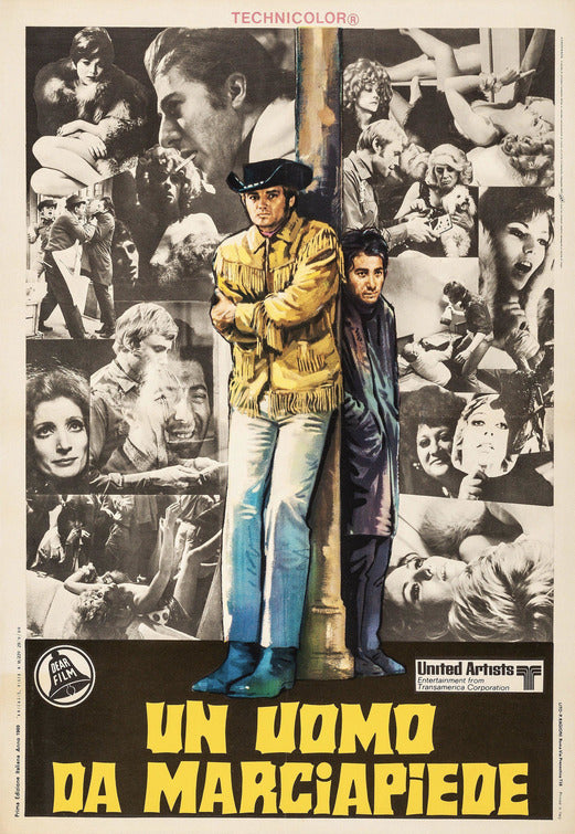 1000 piece jigsaw puzzle for the movie poster: Midnight Cowboy (1969) ver5