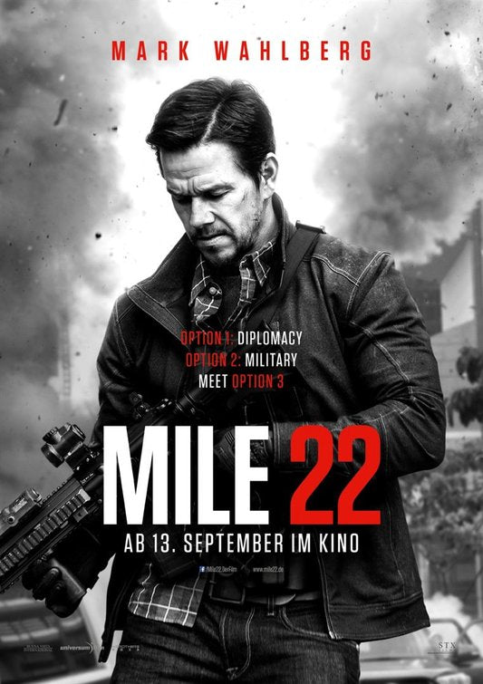 1000 piece jigsaw puzzle for the movie poster: Mile 22 (2018) ver7
