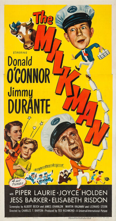 1000 piece jigsaw puzzle for the movie poster: The Milkman (1950)