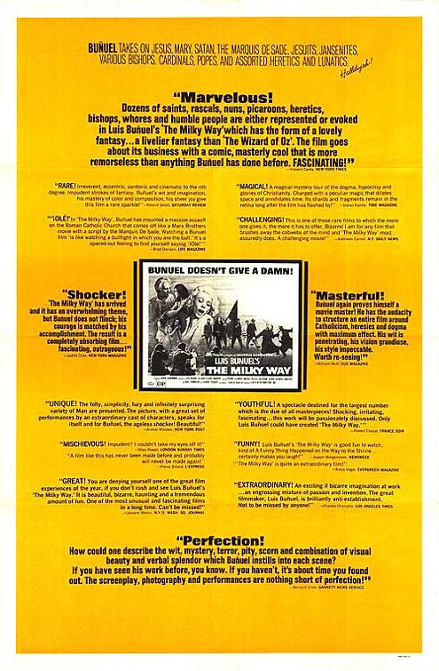 the movie poster: The Milky Way (1970)