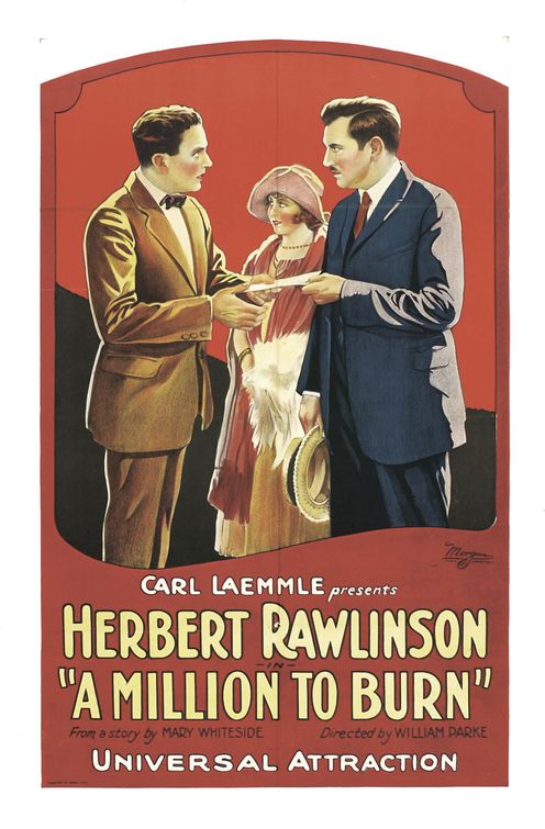 the movie poster: A Million to Burn (1923)