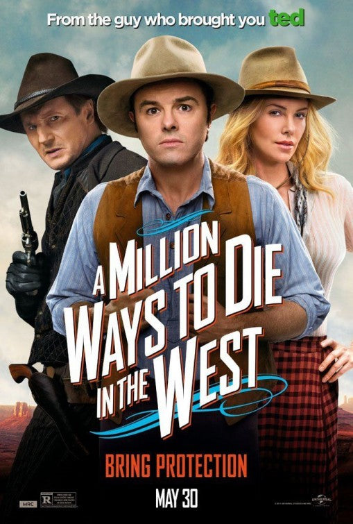 1000 piece jigsaw puzzle for the movie poster: A Million Ways to Die in the West (2014) ver11