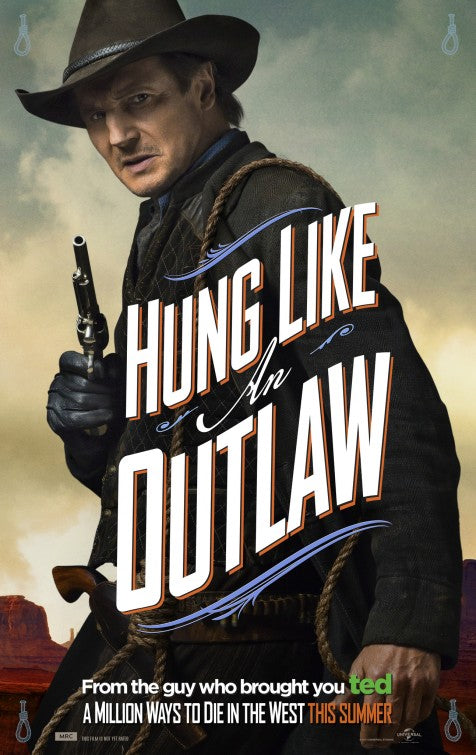 1000 piece jigsaw puzzle for the movie poster: A Million Ways to Die in the West (2014) ver2