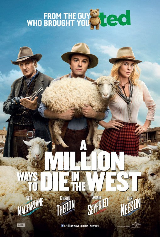 1000 piece jigsaw puzzle for the movie poster: A Million Ways to Die in the West (2014) ver9